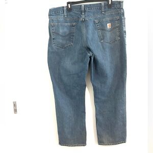 Carhartt Size 40x30 Men's Relaxed Fit Blue Jeans